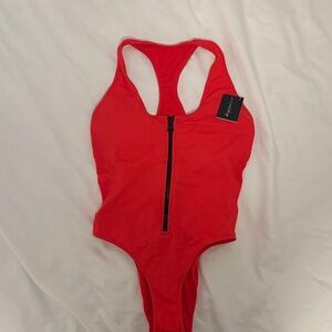 Smart & Sexy Bold Red One Piece Swimsuit